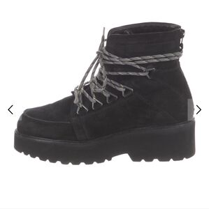 Stuart Weitzman Suede Platform Boots- Sz 7.5